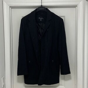 Kenneth Cole New York Black Trench Coat